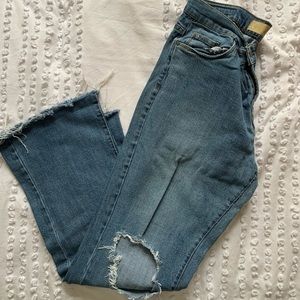 Wide leg jeans
